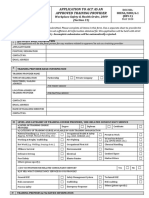 TVET Trainer Registration Application Form | PDF | Vocational Education