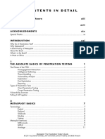 Contents in Detail: Foreword by HD Moore Xiii Preface Xvii Acknowledgments Xix