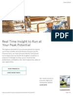 Measurement Instrumentation: Real Time Insight To Run at Your Peak Potential