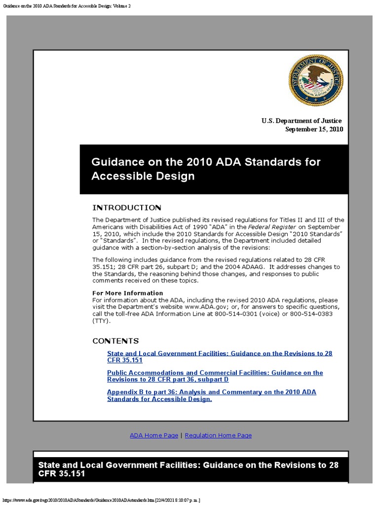 ADA STANDARDS FOR ACCESSIBLE DESIGN visual data 2