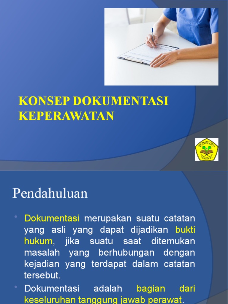 Konsep Dasar Dokumentasi Keperawatan Pdf