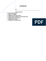 Fourier Series: Unit - Vii