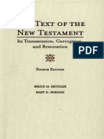 The Text of the New Testament Its Transmission, Corruption, And Restoration by Ehrman, Bart D. Metzger, Bruce Manning (Z-lib.org)