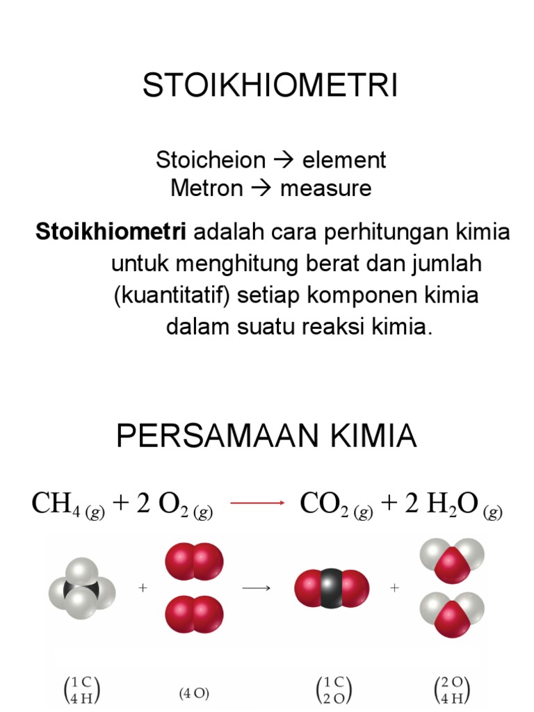 Konsep dan Perhitungan Stoikiometri | PDF | Metode & Bahan Ajar ...