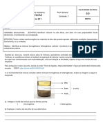 Misturas, gases e separação de substâncias