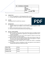 PT Control Systems Collection Procedure