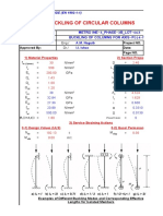 Buckling - Circular Section - Seismic