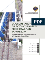 Laporan Tahunan Direktorat Jenderal Perkeretaapian Tahun 2019