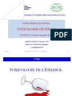 CM Toxico Géné L3 2021 (Éthanol)