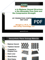 Innovations in Biplanar Geonet Structure To Increase The Allowable Flow Rate and The Compressive Strength