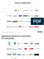 Selected Reference Customers: All Industries