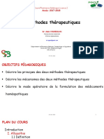 Methodes Therapeutiques L2 2018