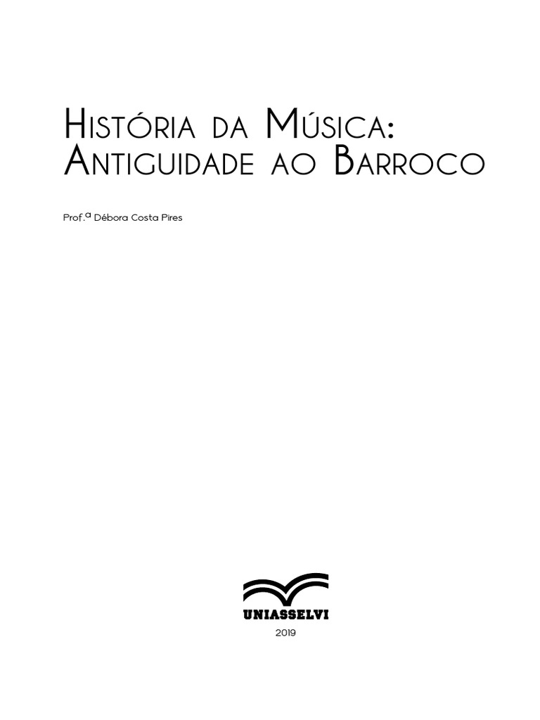 Vista do O sistema de notação musical na Antiguidade Clássica