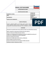 Manual de Funciones Especificas Matricero