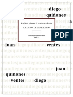 English Please 9 Students Book: Solucion de Las Paginas