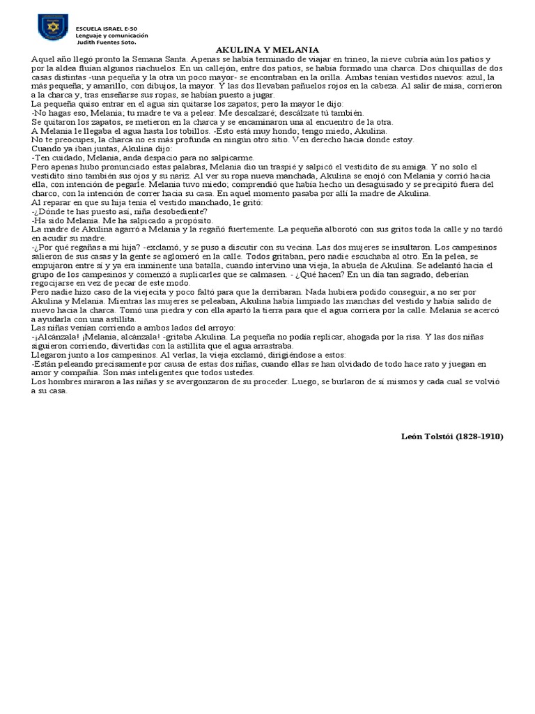 Meliana y Akulina | PDF