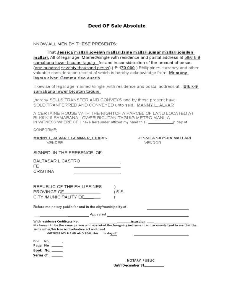 Postal Deed Of Understanding | Understanding Settlement Deeds: Your ...