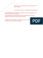 The Effectiveness of The Different Distance Learning Modalities in The Academic Performance of The Bachelor of Elementary Education Students