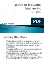 MT 1 - Introduction To Industrial Engineering