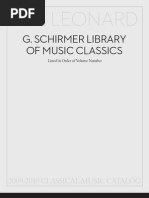 G. Schirmer Library of Music Classics: Hal Leonard