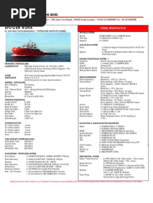 Tech Specs Rev 1 1 Efogen Nuha 2017 Pdf Marine Propulsion Watercraft