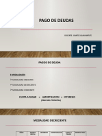 Presentación Dante Colán Finanzas - PAGO DE DEUDAS