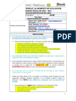 Unidad de trabajo 3er momento de evaluación