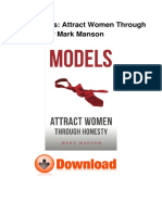 PDF Models: Attract Women Through Honesty by Mark Manson