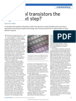 Are Optical Transistors The Logical Next Step?: Commentary