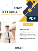 Adapt Your Business To The New Reality - HBR - Pooh Dang