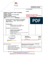 Cotizacion Paciente NANCY GUTIERREZ - SISTEMA MARCAPASO UNICAMERAL SR - 250