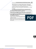 Controlling Parameters by Using Parameter Changes