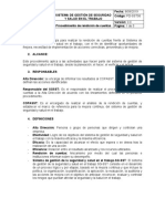 Procedimiento de Rendición de Cuentas