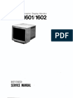 Sony GDM 1601 Service Manual