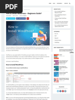 How To Install Wordpress Beginners Guide