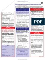 DC Driver License or Identification Card Application & Voter Registration Form