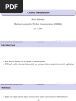 EE698Z Machine Learning For Wireless Communication