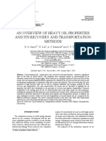 An Overview of Heavy Oil Properties