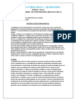 Política de saúde mental e reforma psiquiátrica