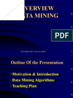 Overview Data Mining L