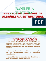 ENSAYOS DE UNIDADES DE ALBAÑILERÍA ESTRUCTURAL