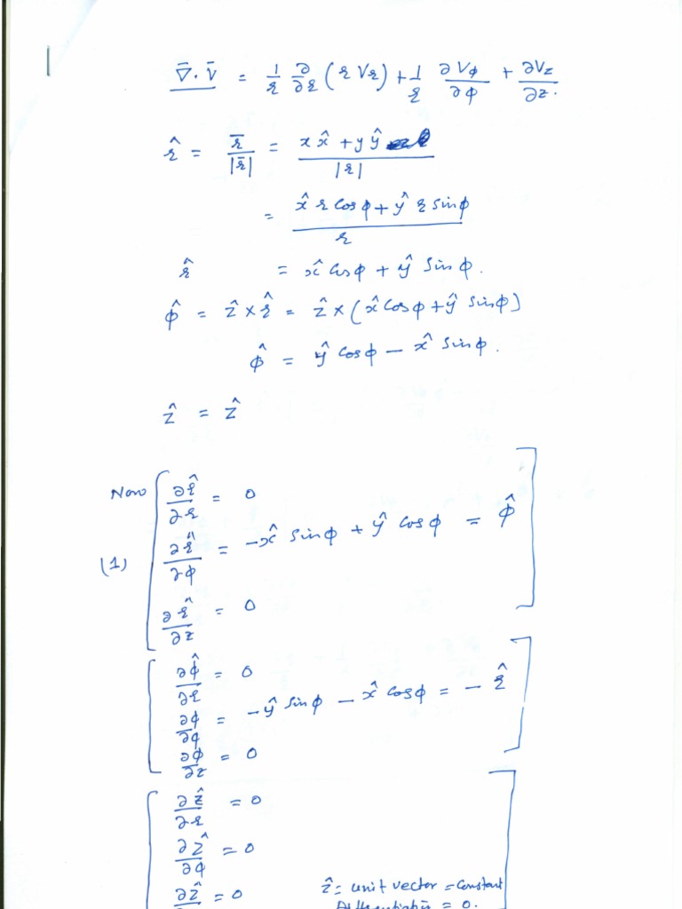 Divergence of Vector V | PDF | Teaching Methods & Materials