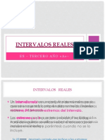 Intervalos Reales