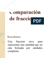 Comparación de Fracciones Clase1