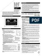 Radio Controlled Color Weather Station: Model: WS6828 - Quick Setup Guide