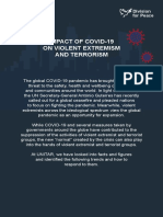 Impact of COVID-19 On Violent Extremism and Terrorism