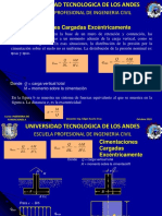 Cimentaciones Cargadas Excéntricamente