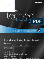 SharePointPortsProtocolsProxies TechEd2008