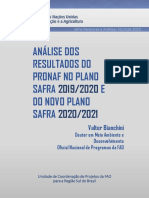 Análise dos Resultados do PRONAF e do Novo Plano Safra 2020/2021
