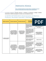 Propuesta Técnica PROFIN 2018